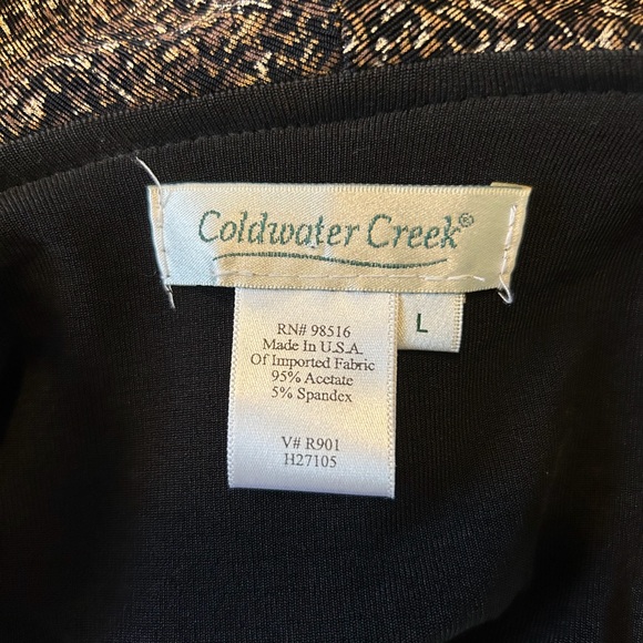 Coldwater Ctreek Ruffled edge tie up cardigan - Picture 4 of 5